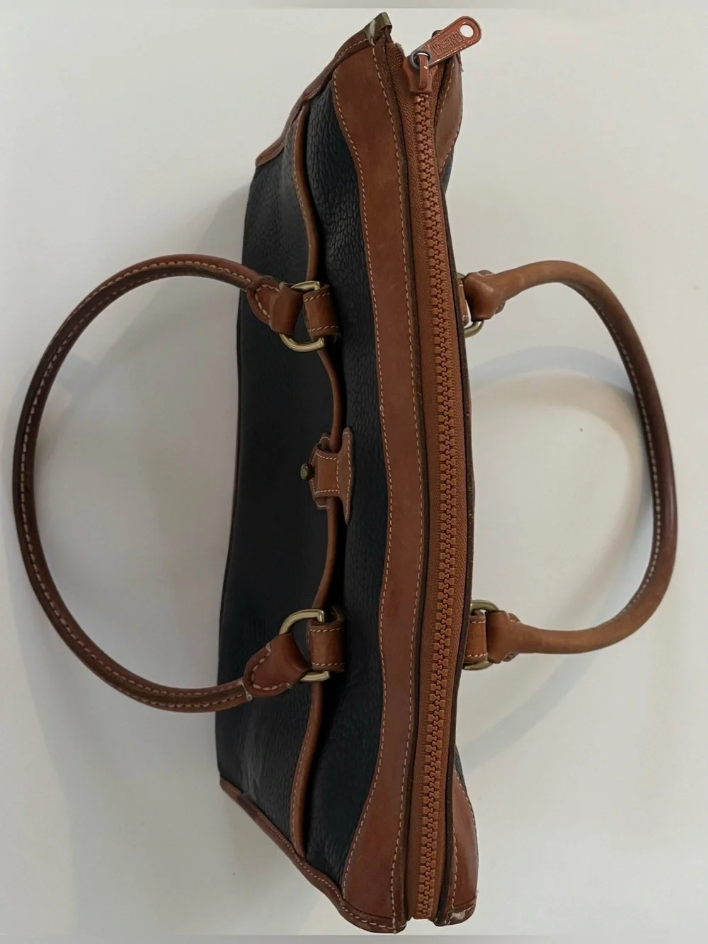 Dooney & Bourke vintage all weather leather satchel purse bag